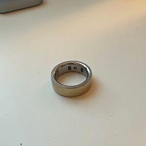 Gold Oura ring health tracker